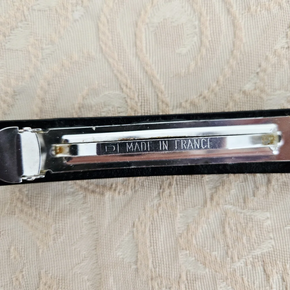 Dichroic Glass Artisan Made Barrette